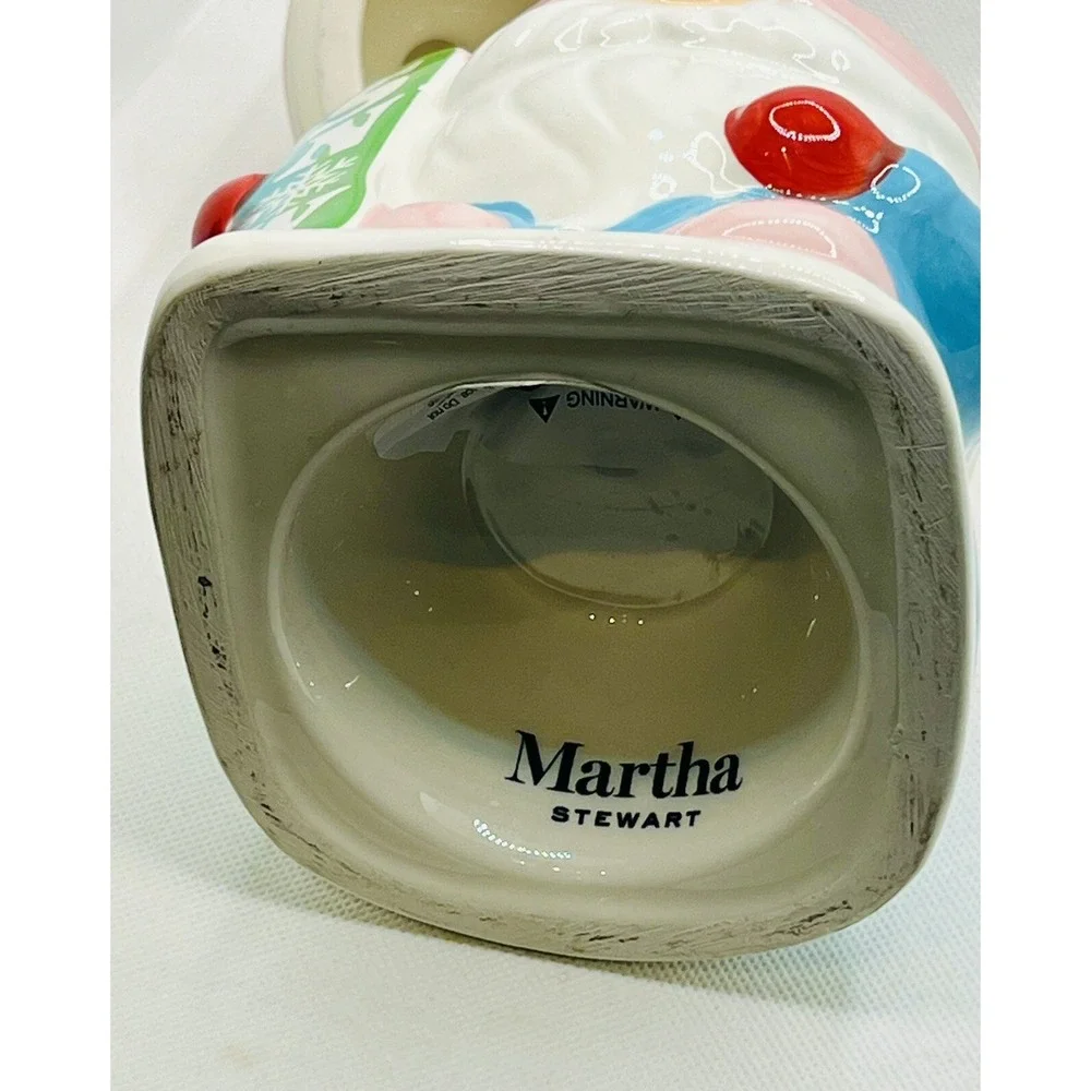 Martha Stewart Snow Gnome Candle Pink Snowboarder Snow Day‎ NEW with Issues